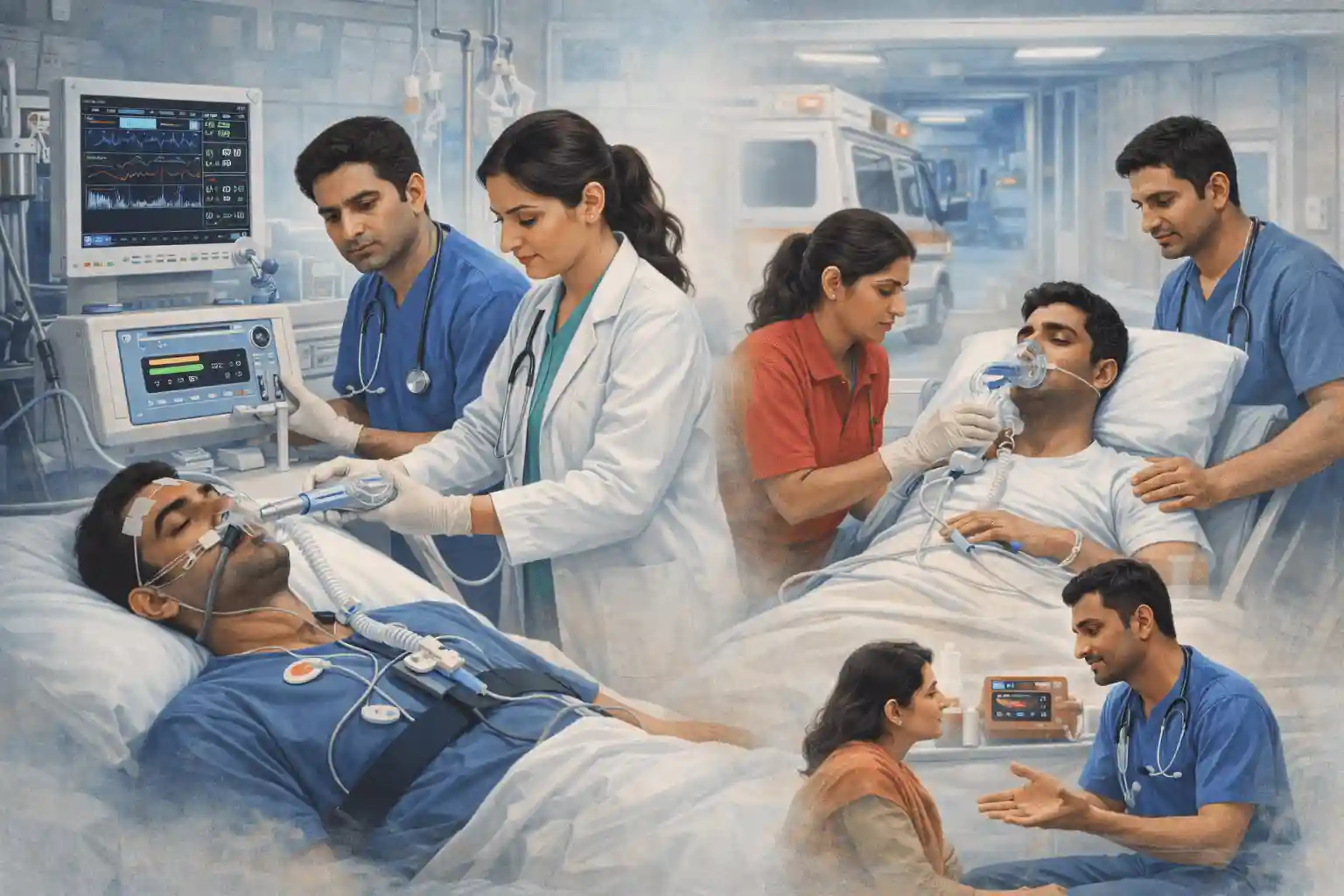 Respiratory ICU and emergency care